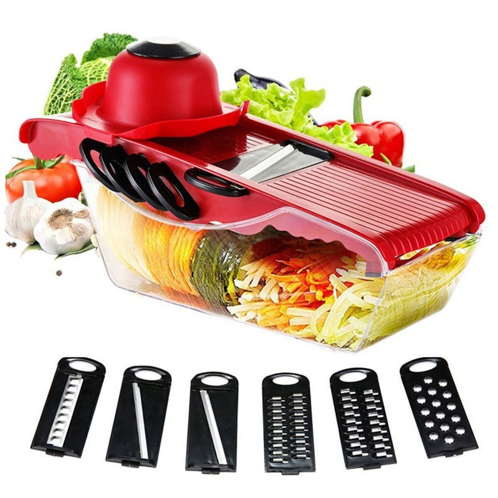 Fullstar Mandoline Slicer, 11-in-1 Vegetable Grater, Spiralizer