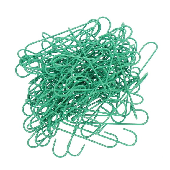 UPOUART 100pcs Xmas Hooks Ornaments Iron Decoration Hook Green for Christmas Celebrations