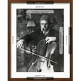 thumbnail image 5 of Art.com Pablo Casals, the Great Cello Player in His Home in Barcelona Premium Photographic Print, Brown Frame Wall Art, 17" x 21", 5 of 5
