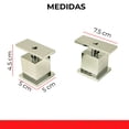 thumbnail image 4 of Manerales Rectangulares Cromo Bronces Finos 1511, 4 of 5