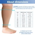 thumbnail image 3 of Aosijia 6XL Plus Size Calf Compression Sleeve for Women & Men  Extra Wide Leg Support for Shin Splints  Leg Pain Relief and Support Circulation  Swelling  Travel  Work  Sports and Daily W, 3 of 13