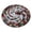 White, variant on ZMKIAG Christmas 3D Illusion Rug Round Optical Illusion Holiday Floor Mat Quilt Style Circular Area Rug Xmas Festive Home Decor for Fireplace Entryway Living Room