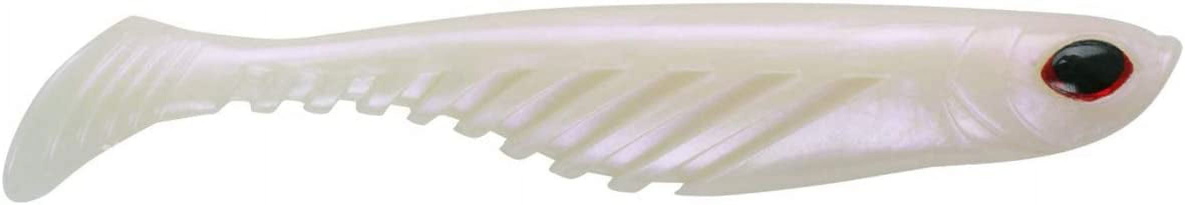 Berkley PowerBait Ripple Shad Fishing Bait, Pearl White, 2in | 5cm
