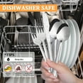 thumbnail image 5 of Mainstays 49-Piece Stainless Steel Flatware Set with Tray Organizer, Service for 8, 5 of 13