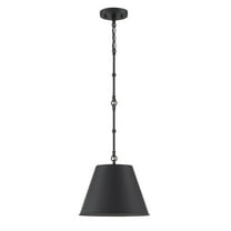 Savoy House 7-131-1-89 Alden 1 Light Black Pendant (19" W x 13"H)