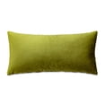 thumbnail image 3 of Re-nue Larkin 13"x24" Velvet Oblong Accent Pillow - Olive in Set of 2, 3 of 5