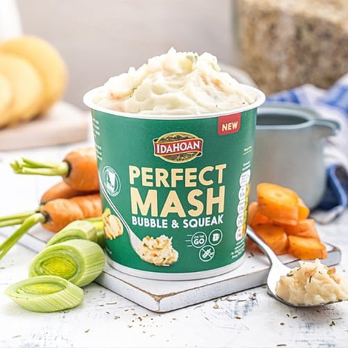 Idahoan Mash Bubble & Squeak Pot 55g, British Import (Pack of 2)