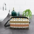 thumbnail image 6 of XMXT Large Capacity Makeup Bag, Retro Boho Aztec Tribe Print Storage Bags Travel Toiletry Cosmetic Bag for Women Men, 6 of 9