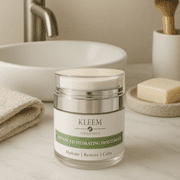 KLEEM ORGANICS Hydrating Face Moisturizer with Hyaluronic Acid – Deeply Hydrates, Renews & Restores - Nourishing Face Cream for All Skin Types, 1.7 oz