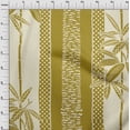thumbnail image 4 of oneOone Rayon Olive Green Fabric Tropical Sewing Craft Projects Fabric Prints By Yard 56 Inch Wide, 4 of 5