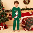thumbnail image 5 of Bainana Kids Christmas Pajamas Unisex Animals Print Long Sleeve T-Shirt Pants Bedtime Wear Boys And Girls Stylish Fit Clothes Set, Size 8-9 Years, 5 of 8