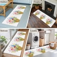 thumbnail image 5 of Spring Flowers Basket 2'x6' Runner Rugs for Hallway Kitchen Bedside Non Slip Washable, Colorful Floral Botanical Leaves Entryway Rug Runners with Rubber Backing, Long Carpet Runner for Laundry Room, 5 of 8