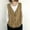 Khaki7, variant on Zedker Women's Button V Neck Sleeveless Vintage Knit Sweater Vest Lightweight Jacket Waistcoat Army Green Plus Free Size
