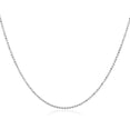 thumbnail image 2 of 14K White Gold 1.5mm Ball Bead Chain, FREE Microfiber Cloth, High Polish Solid Pendant Mens Womens Necklace, Giorgio Bergamo 16, 2 of 6