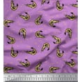 thumbnail image 1 of Soimoi Georgette Viscose Fabric Circle,Dot & Prawns Ocean Decor Fabric Printed Yard 42 Inch Wide, 1 of 3