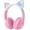 Pink, variant on KOGYAS Kids Headphones, Bluetooth Wireless Headphones for Kids Teens Adults, over-ear Bluetooth Headphones with Microphone, Cat Ear Headphones for Girls Women, New Pink