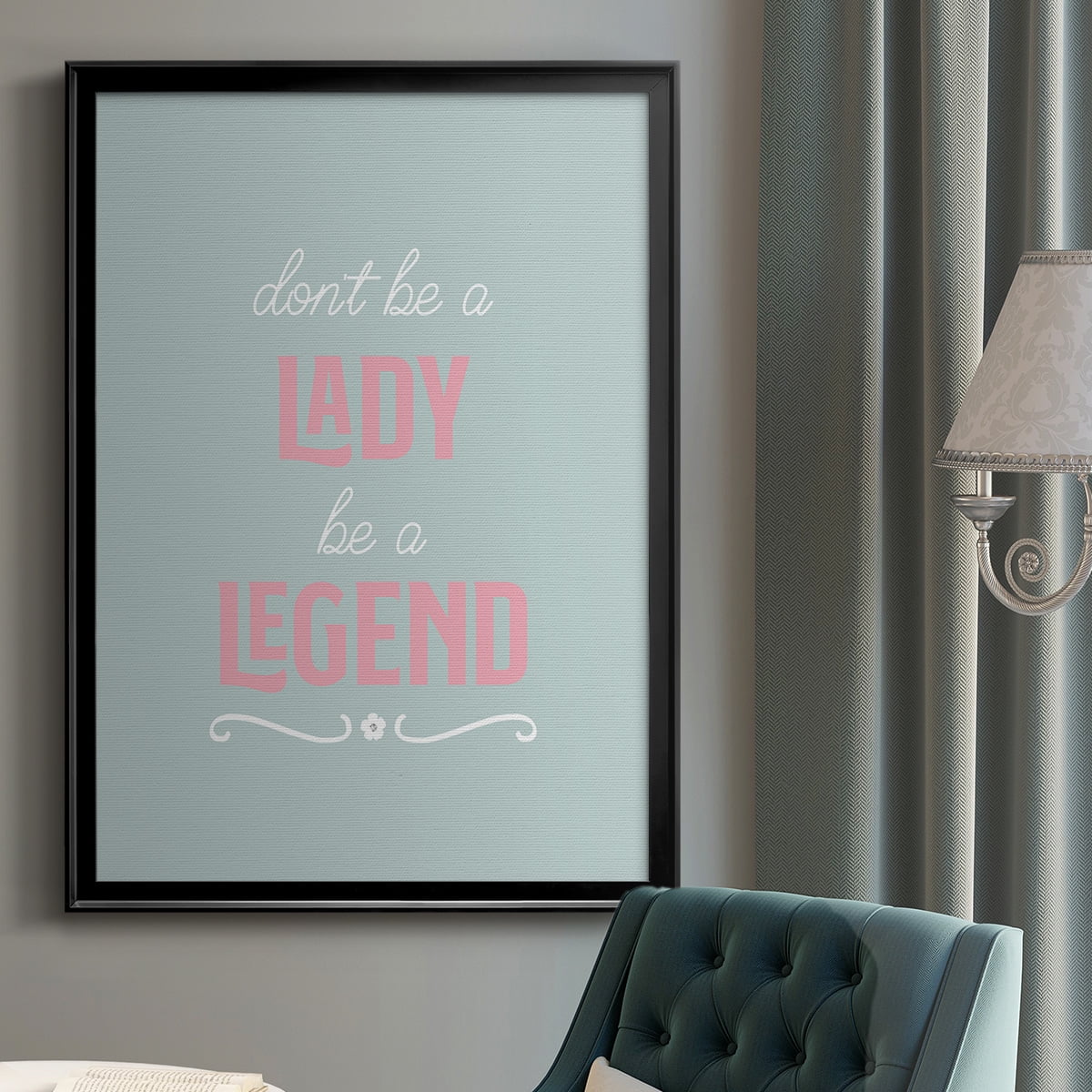 Lady Legend Premium Classic Framed Print - Ready to Hang