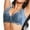 Blue, variant on Women's Underwire One Smooth U Light T Shirt Convertible Bra Black XXL