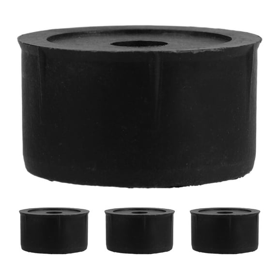 PBPBOX 4Pcs Black Plastic Cat Scratch Post Plugs for Diy Design Repair Replacement Parts 1.8in Diameter