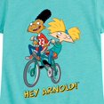 thumbnail image 3 of Hey Arnold! - Arnold and Gerold Bike - Toddler And Youth Girls Short Sleeve Graphic T-Shirt, 3 of 5