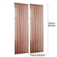 thumbnail image 2 of Discover The Perfect Of Style And Light With Our Solid Color Semi Sheer Window Curtains!, 2 of 5