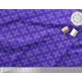 thumbnail image 3 of Soimoi Blue polyester Crepe Fabric Artistic Flower Damask Printed Fabric 1 Yard 52 Inch Wide, 3 of 3