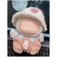 thumbnail image 2 of Clothes for Dolls, 3-Piece Clothes for 17cm Doll Set with Accessories – Includes Velvet Heart Hat, Mini Water Bottle, Pants (Doll Not Included), 2 of 7