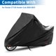 thumbnail image 2 of Cubierta de motocicleta a medida Unique Bargains 301D-PU negra para Honda CT125 Hunter Cub 2020-2023, cubierta impermeable para motocicleta al aire libre, 2 of 7