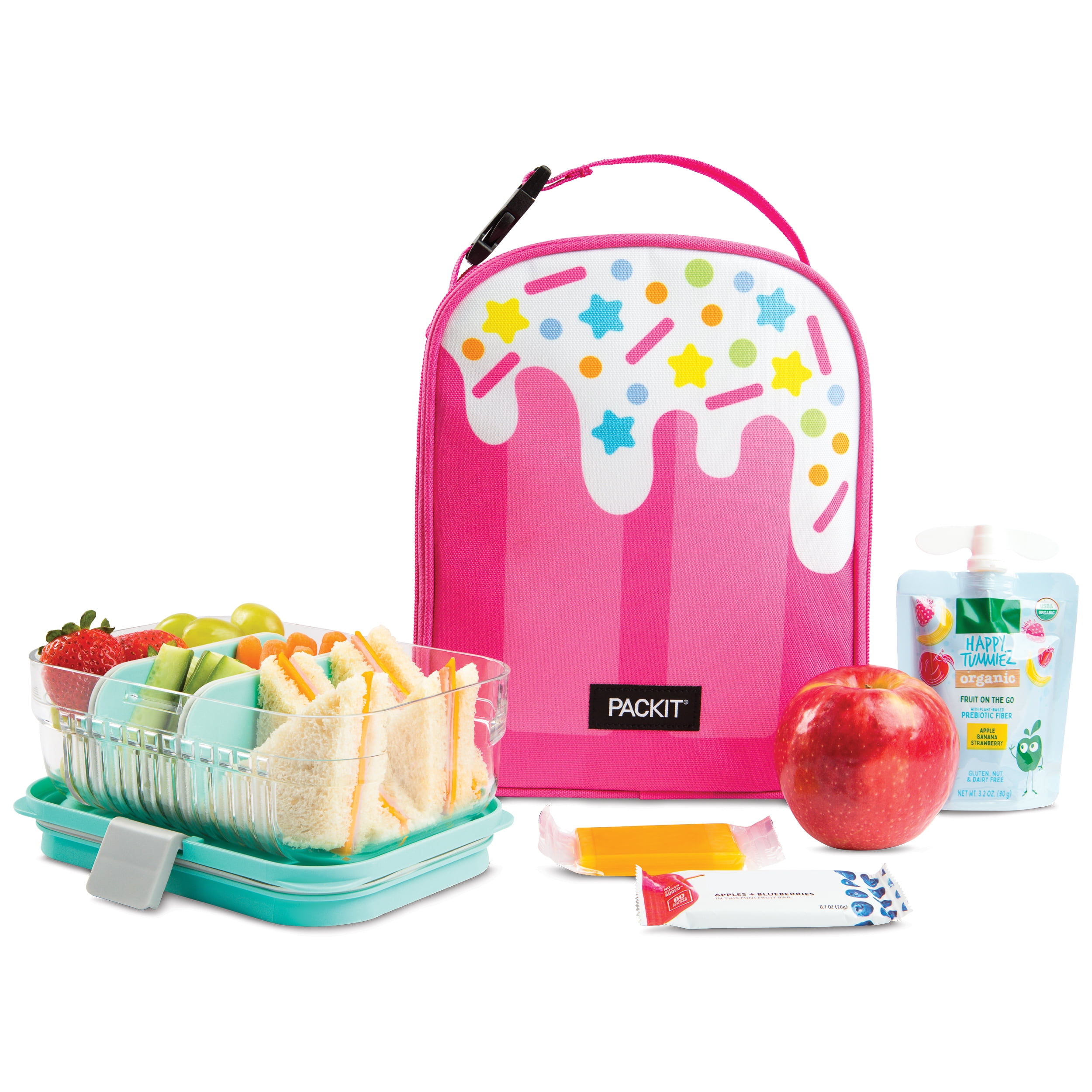 Packit Freezable Playtime Lunch Box, Pink Popsicle