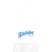 25 White Oktoberfest Dinner Hand Towels Paper Napkins with a Turquoise Color Oktoberfest Logo