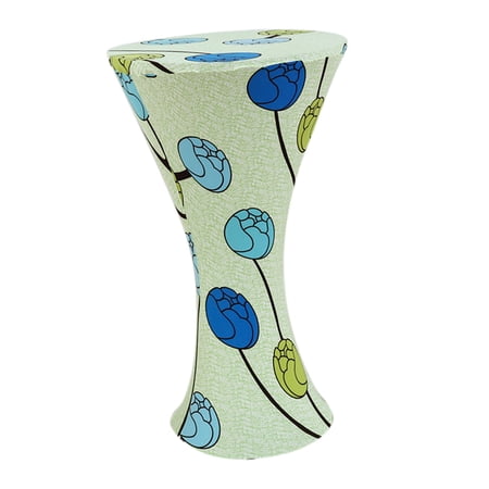 Cocktail Spandex Fitted Stretchable Elastic Corners Decorative Tablecloth Plants 1