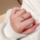 thumbnail image 2 of Anillo de lujo ligero lleno de diseño de nicho de diamante en forma de serpiente conjunto de marea para mujer anillo de dedo índice de hueso de serpiente abierto de diamante-oro, 2 of 4