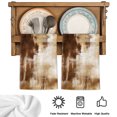 thumbnail image 5 of Abstract Minimalist Kitchen Towels Set of 4, Modern Bohemia Aesthetic Ombre Brown Absorbent Dish Towels for Kitchen, Microfiber Hand Towel, Quick Drying Tea Towel for Cleaning Decorative Dishcloths, 5 of 7