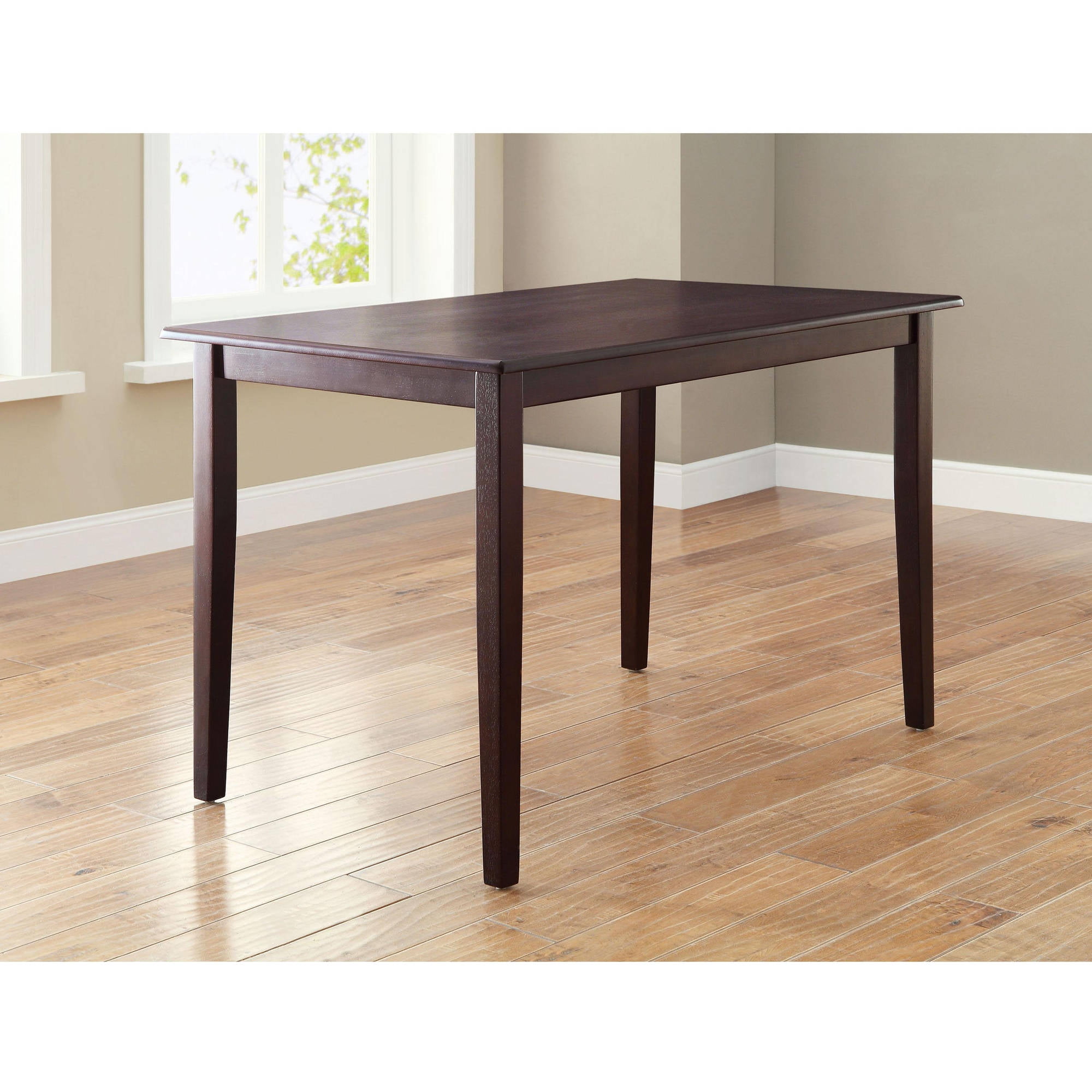 Mainstays 5 Piece Dining Set Espresso Walmart