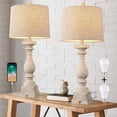 thumbnail image 3 of Set of 2 Touch Control Table Lamp with 2 USB Ports,Dimmable, 3 of 8