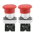 thumbnail image 1 of Emergency Stop Switch, 240V-3A Emergency Stop Push Button Switch Switch, For Automatic Control Electric Circuits, 1 of 8