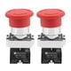 thumbnail image 5 of Interruptor de emergencia, 2 piezas Interruptor de emergencia de señal roja Interruptor de parada de emergencia Durabilidad extendida, 5 of 8