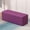 Purple, variant on PU Leather Shoe Bench,Rest Area Waiting Chair,End of Bed Bench with Padded Seat,Ottoman Bench for Dining Room Living Room Bedroom(70x40x40cm, Blue)