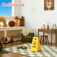 thumbnail image 5 of Uxcell Miniature Warning Sign, Please Queue Up Signs, Plastic Street Scene Model Mini Floor Caution Sign, Perfect for Dollhouse Decor Role Play Construction Toy (Yellow, 2 Pcs), 5 of 6