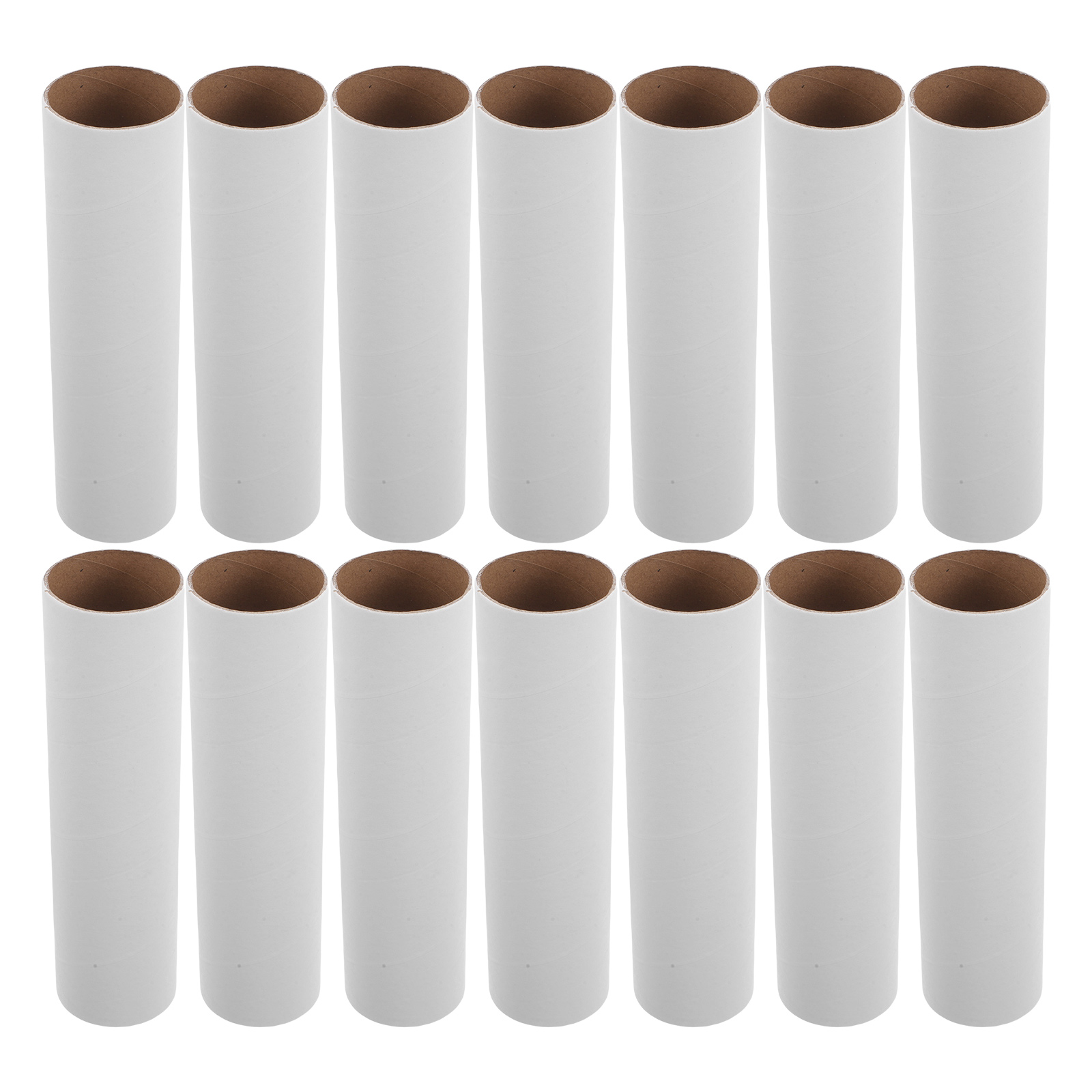 OUNONA 15-Pack Cardboard Tubes for Crafts and Kids Projects, Empty Toilet Paper Rolls for Painting, Drawing, Scrapbooking, Classroom Activities