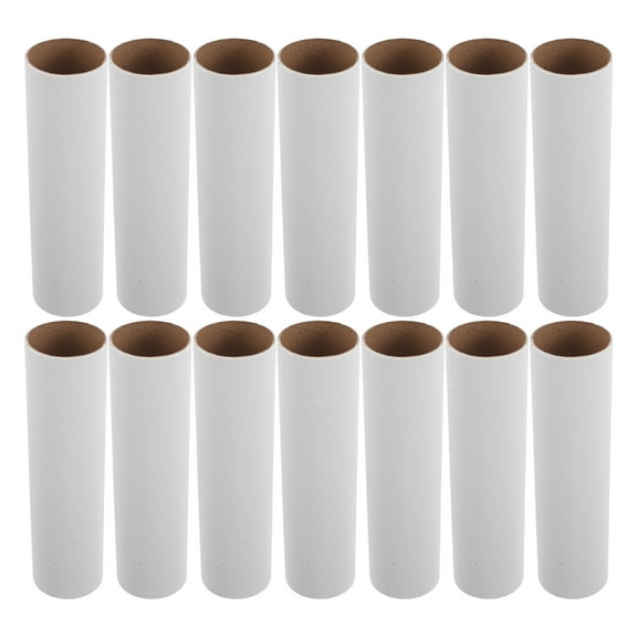 OUNONA 15-Pack Cardboard Tubes for Crafts and Kids Projects, Empty Toilet Paper Rolls for Painting, Drawing, Scrapbooking, Classroom Activities