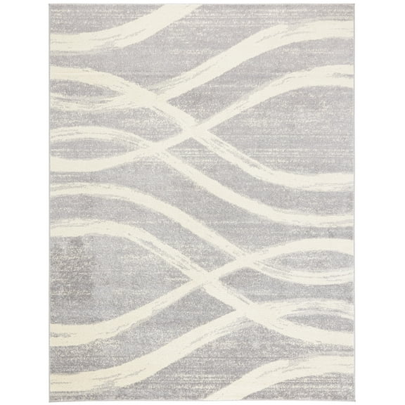SAFAVIEH Adirondack Isidor Geometric Area Rug, Grey/Cream, 11' x 15'