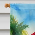 thumbnail image 3 of Hawaii Hawaiian Hibiscus in Watercolor House Flag 28 in x 40 in, 3 of 7