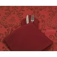 thumbnail image 4 of Yourtablecloth Cloth Dinner Napkins100% Spun Polyester with Hemmed Edges 20x 20 Set of 12 Burgundy, 4 of 5