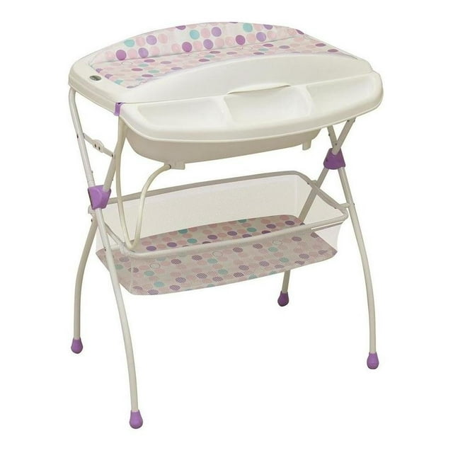 Bañera De Bebe Prinsel Onda Charola Cambiador Circulos Rosas