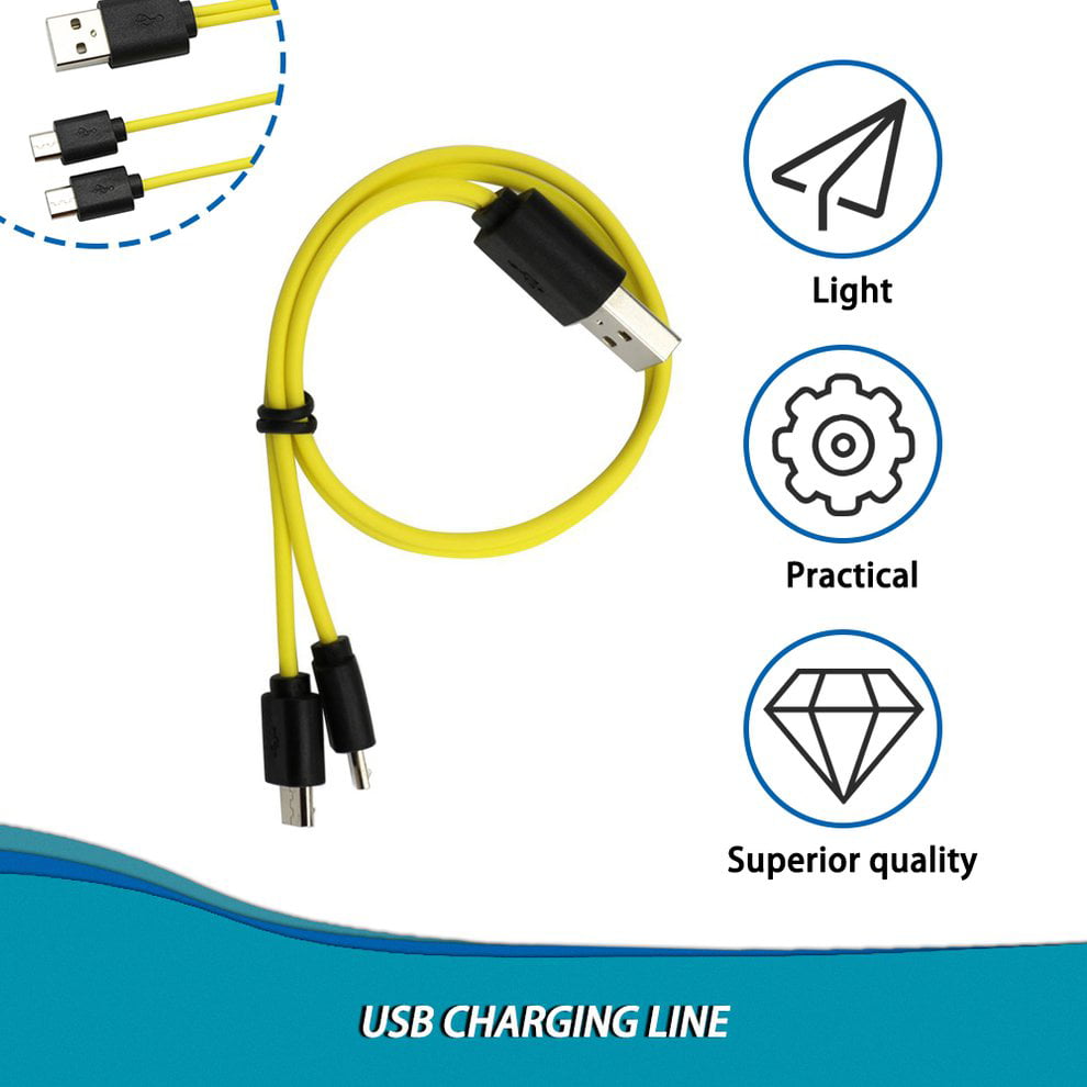 ZNTER One Drag 1/2/3/4 Micro USB Charging Cable for USB Rechargeable Batteries 