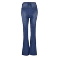 thumbnail image 3 of Bmisegm Jeans Micro Raccourcis Extensibles Taille Haute Printemps/été Femme Jeans Y2K pour Femmes Bleu P, 3 of 7