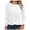v#65White283, variant on Rggeeun Women'S Tee Shirts Solid Color Summer Knit Long Sleeve Crew Neck Relaxed Fit Soft Breathable for Beach Wear Fashion Tees,White,S