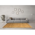 thumbnail image 3 of Ahgly Company Indoor Square Abstract Brown Modern Area Rugs, 6' Square, 3 of 4