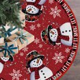 thumbnail image 4 of Event & Party Snowman Skirt Tie Festival Home Decoration Red Snowflake Interior Design, 4 of 4